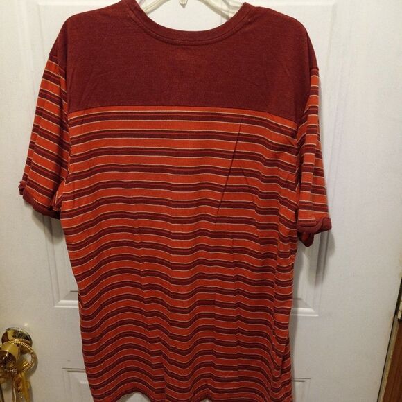 Northwest Territory Mens 2 XL Short Sleeve Burgundy/Salmon T- Shirt - Picture 3 of 6